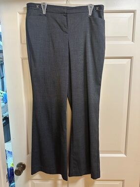 New York & Company Black Pinstripe Stretch Dress Pants